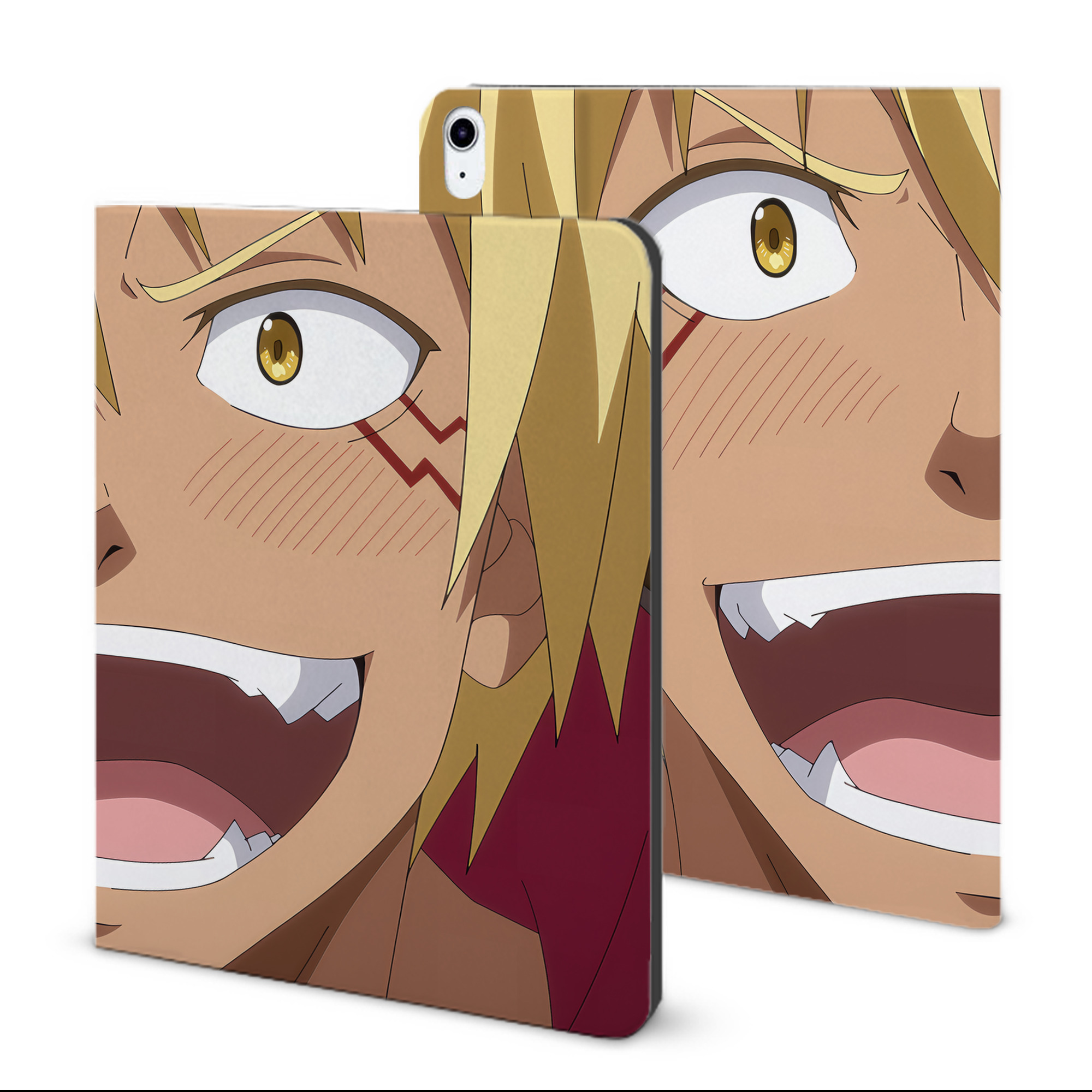 （画像用） 転スラ Regarding Reincarnated to Slime IPad ケース ブック型 PUレザー TPU 耐衝撃 軽量 薄型 ペン収納なし 全面保護 IPad 各モデル対応